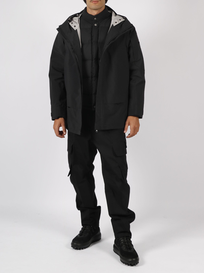 Shop Stone Island Shadow Project Cocoon Parka In Black