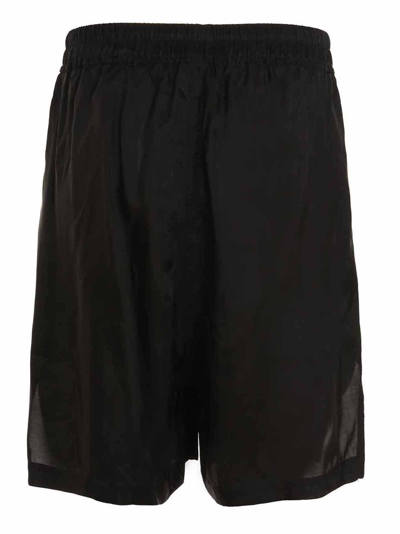 Shop Rick Owens Penta Boxer Swim Shorts In Black