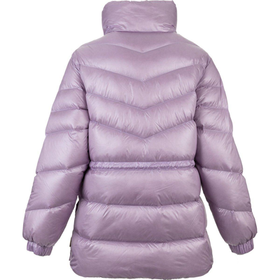Shop Woolrich Aliquippa Zipped Padded Jacket In Lilac