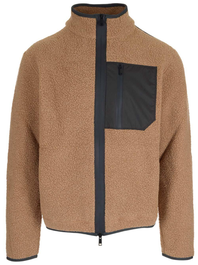 Shop Ermenegildo Zegna Zip-up Long-sleeved Jacket