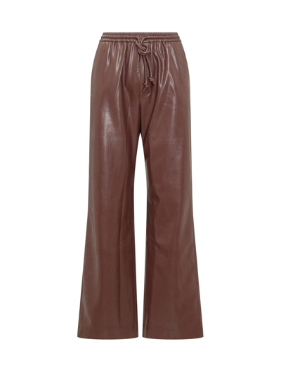 Shop Nanushka Elasticated Drawstring Waistband Trousers