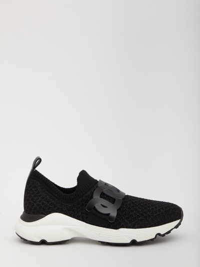 Shop Tod's Kate Sneakers In Nero