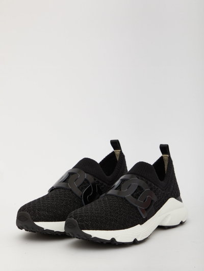 Shop Tod's Kate Sneakers In Nero