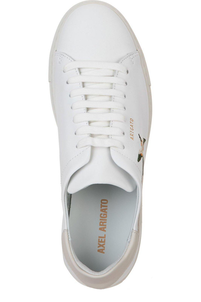 Shop Axel Arigato Clean 90 Stripe Bee Bird Sneakers In White