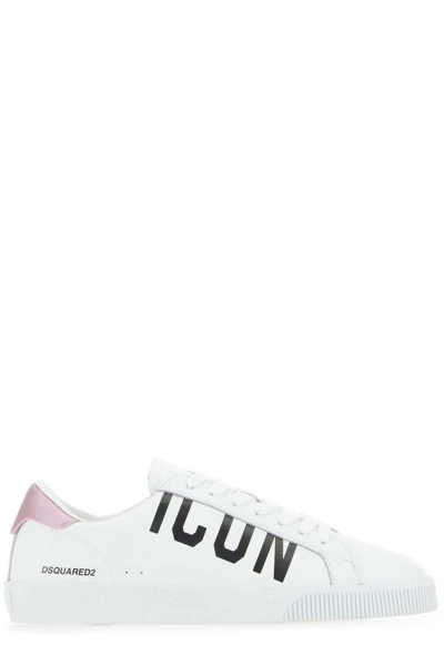 ervaring Achternaam strategie Dsquared2 Logo Printed Lace-up Sneakers In Default Title | ModeSens