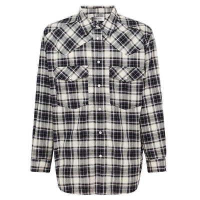 Shop Isabel Marant Checked Buttoned Shirt