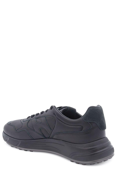 Shop Hogan Hyperlight Lace-up Sneakers In (nero)