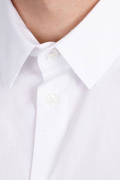 Shop Giorgio Armani Shirt In White Cotton