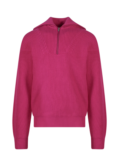 Shop Drôle De Monsieur Sweater In Pink