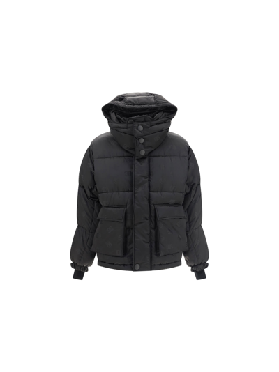 Shop Dolce & Gabbana Down Jacket In Nero