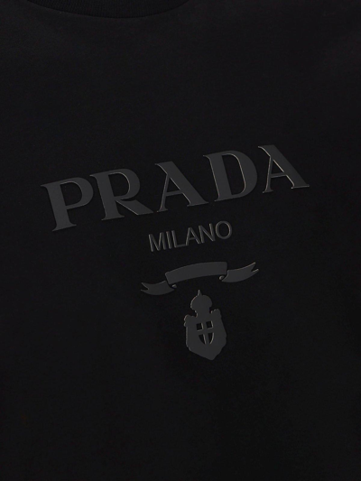 Shop Prada Logo Printed Short-sleeved T-shirt