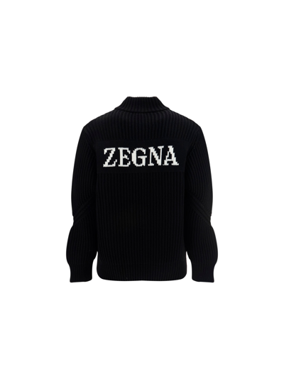 Shop Ermenegildo Zegna Knitwear  In Black