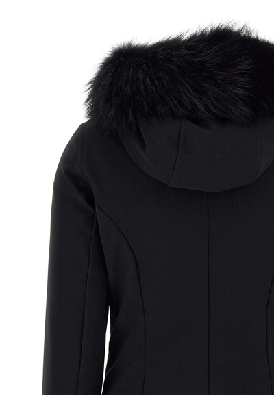 Shop Rrd - Roberto Ricci Design Rrd Winter Storm Lady Fur Jacket In Nero