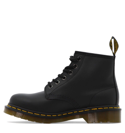 Shop Dr. Martens' 101 Ankle Boots In Black Nappa