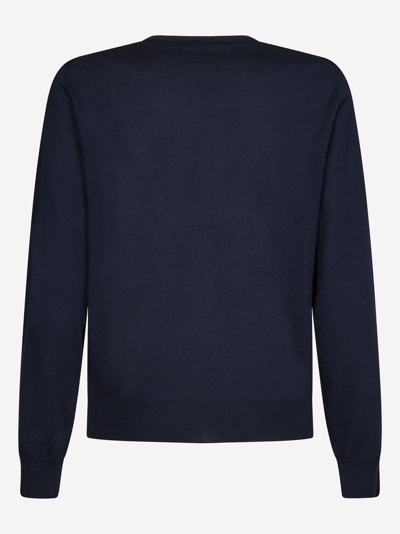 Shop Drumohr Sweater In Navy