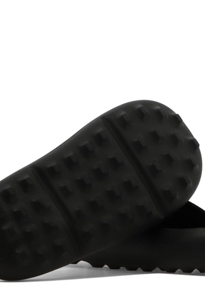Ambush Round-toe Rubber Slides In Black