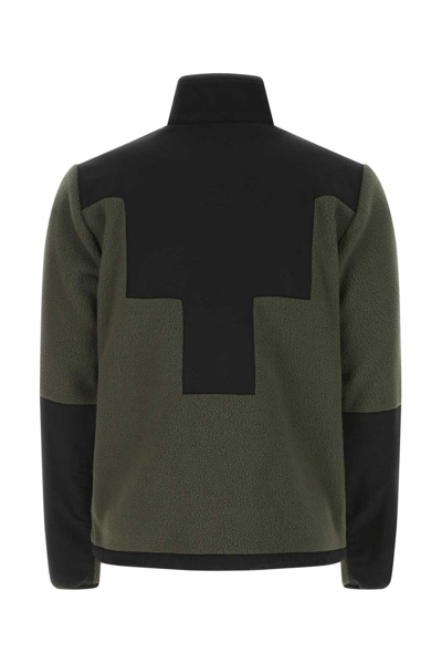 Shop Marcelo Burlon County Of Milan High-neck Zipped Jacket In Black