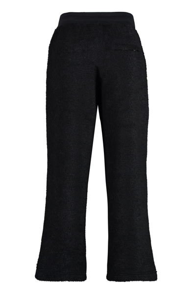 Shop Dolce & Gabbana Cotton Blend Track-pants In Nero