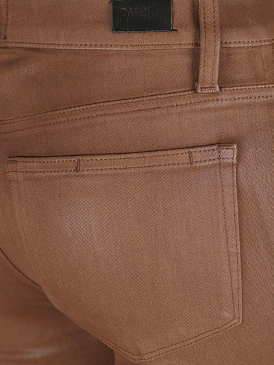 Shop Paige Claudine Jeans In Cognac Luxe