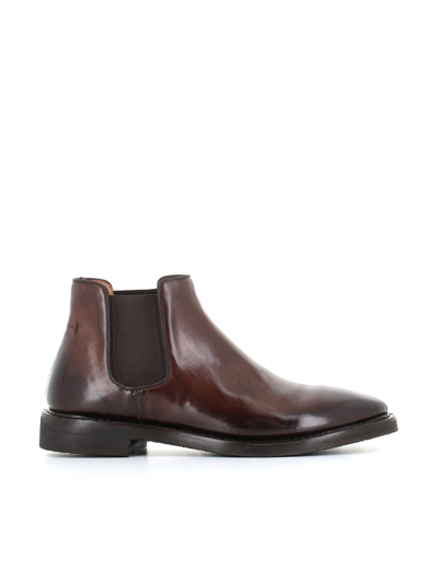 Shop Alberto Fasciani Chelsea Abel 55044 In Mahogany