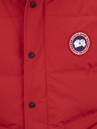 Shop Canada Goose Freestyle Crew - Down Jacket Waistcoat In Red
