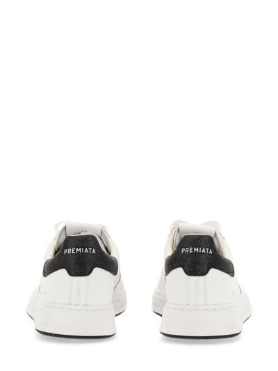 Shop Premiata Quinn-d Sneaker In Bianco