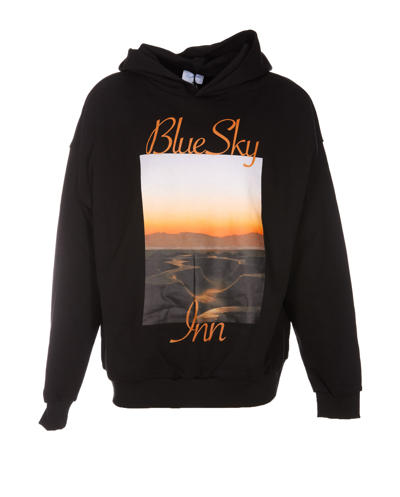 Shop Blue Sky Inn Sunset Bowl Hoodie In Black