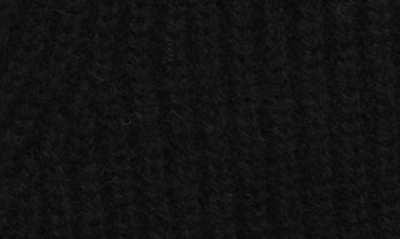 Vince Ribbed Cashmere Fingerless Gloves In Black
