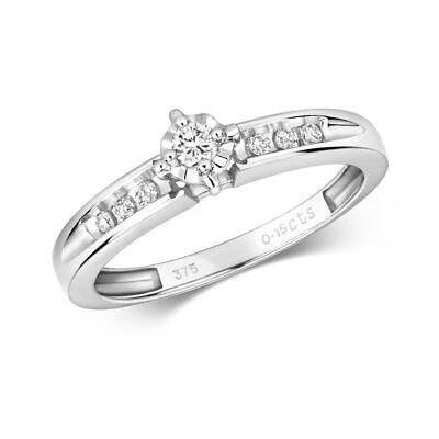 Pre-owned So 0.16ct Diamantring Grössen J-q