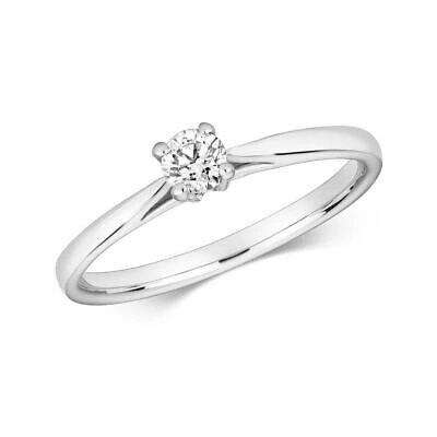 Pre-owned So 0.25ct Diamant 4 Klaue Litaire Ringgrössen