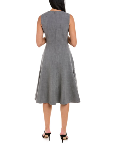 Shop Michael Kors Wool-blend Flare Sheath Dress In Nocolor