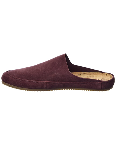 Shop Vince Alonzo Suede Slipper In Red