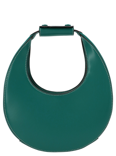 Shop Staud Moon Mini Shoulder Bag In Green