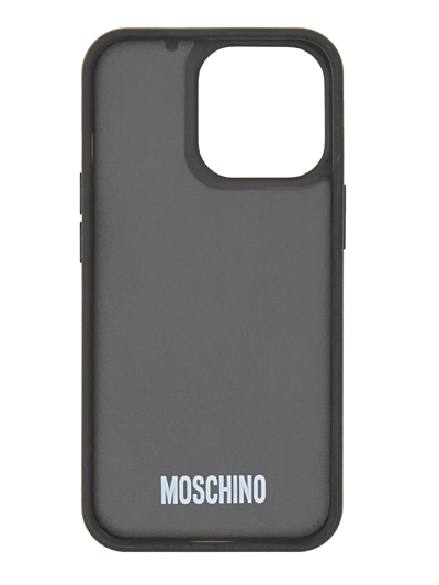 Moschino Bear Mirror Iphone 13 Pro Max Case In Black | ModeSens