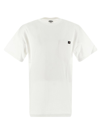 Shop Dickies Porterdale T-shirt In Bianco