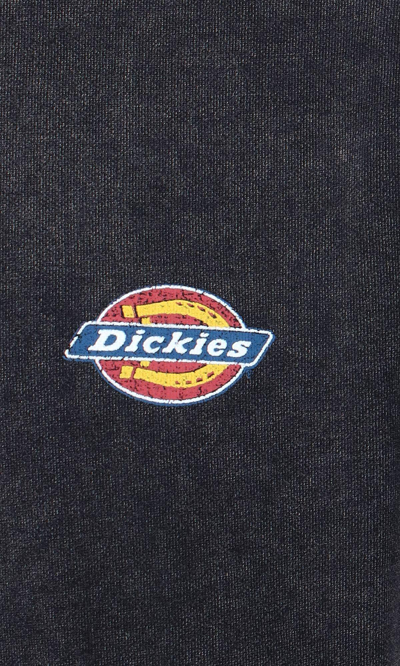 Shop Dickies Logo Hoodie In Nero
