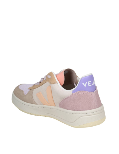 Shop Veja Sneakers In Multicolor Suede