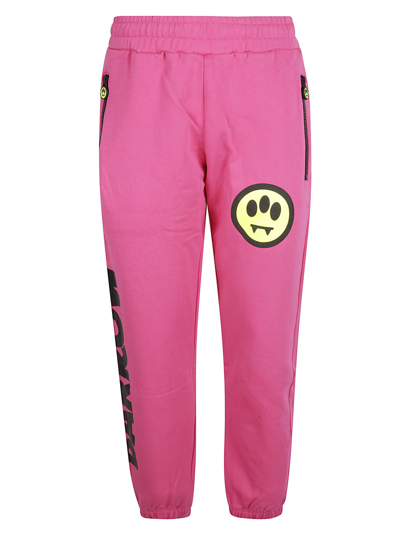 Shop Barrow Smiley Logo Track Pants