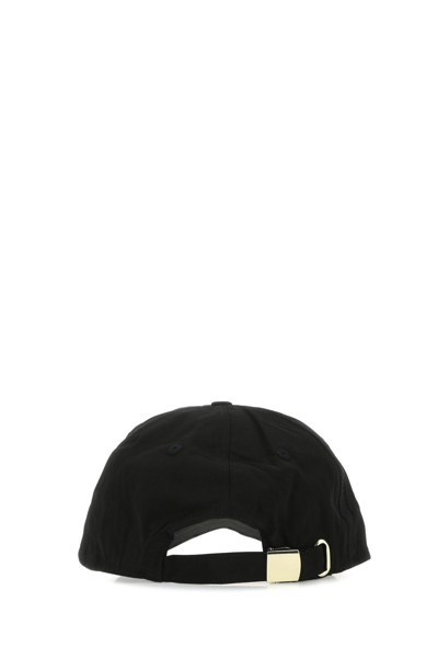 Shop Versace Jeans Couture Black Polyester Blend Baseball Cap