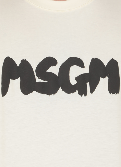 Shop Msgm T-shirt With Logo