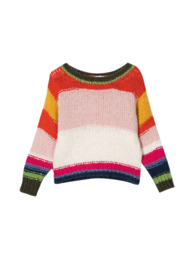 Shop Monnalisa Multicolor Sweater Girl