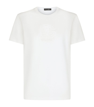 Shop Dolce & Gabbana Dg Millennials Logo T-shirt In Multi