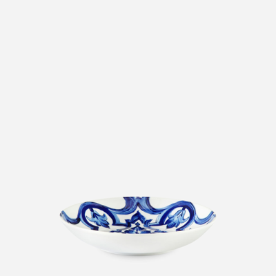 Dolce & Gabbana Set 2 Porcelain Soup Plates In Multicolor