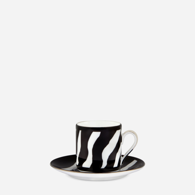 Dolce & Gabbana Porcelain Espresso Set In Multicolor