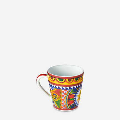 Shop Dolce & Gabbana Porcelain Mug In Multicolor