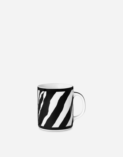 Shop Dolce & Gabbana Porcelain Mug In Multicolor