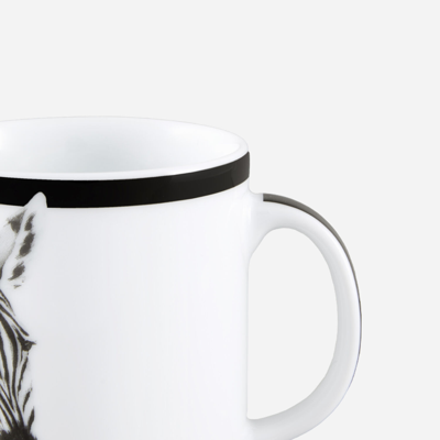 Shop Dolce & Gabbana Porcelain Mug In Multicolor