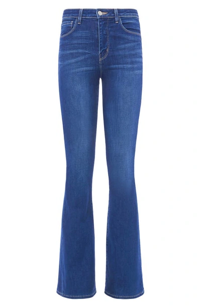 Shop L Agence Marty High Waist Flare Leg Jeans In Colton