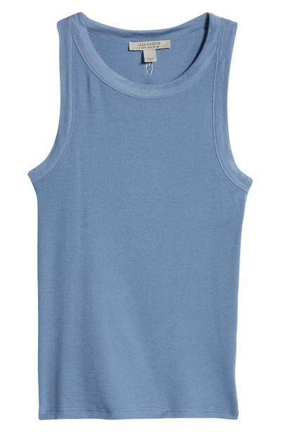 Shop Allsaints Rina Tank Top In Denim Grey