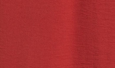Fraiche By J Long Sleeve Faux Wrap Dress In Rust